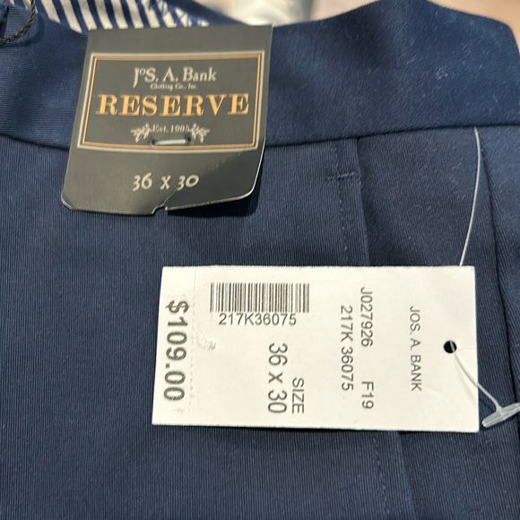 NWT JOS. A. Bank RESERVE, tailored fit dress pants - Picture 3 of 10